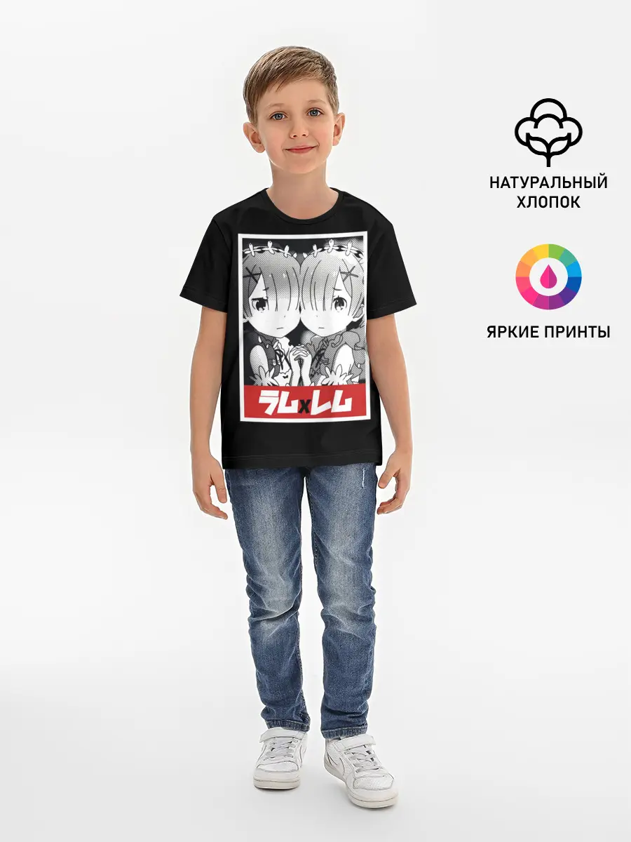 Детская базовая футболка / Re:Zero