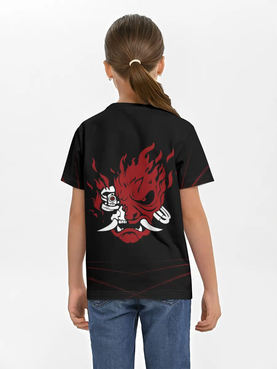 Детская базовая футболка / Cyberpunk 2077