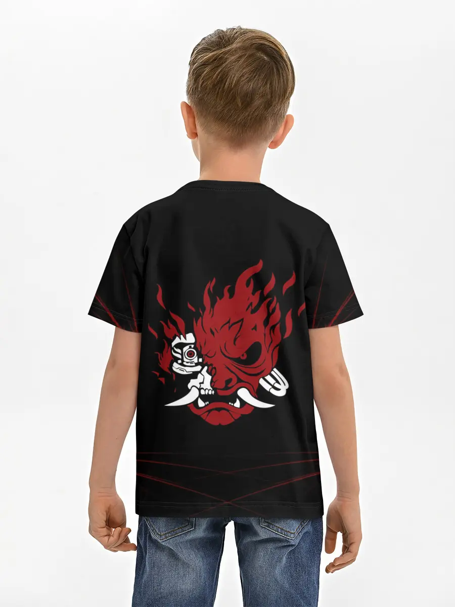 Детская базовая футболка / Cyberpunk 2077