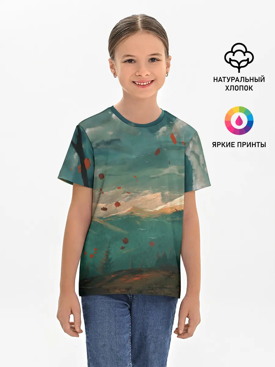 Детская базовая футболка / Горы