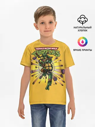 Детская базовая футболка / Врыв Микеланджело