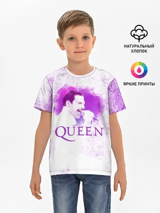 Детская базовая футболка / Freddie Mercury | Queen