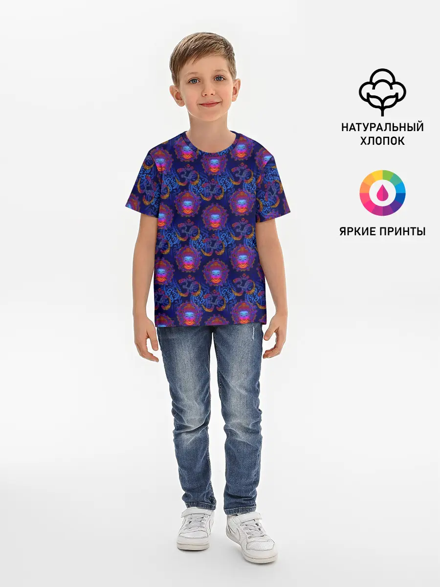 Детская базовая футболка / Будда