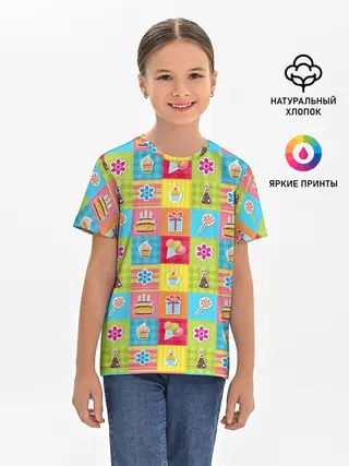 Детская базовая футболка / День Рождения