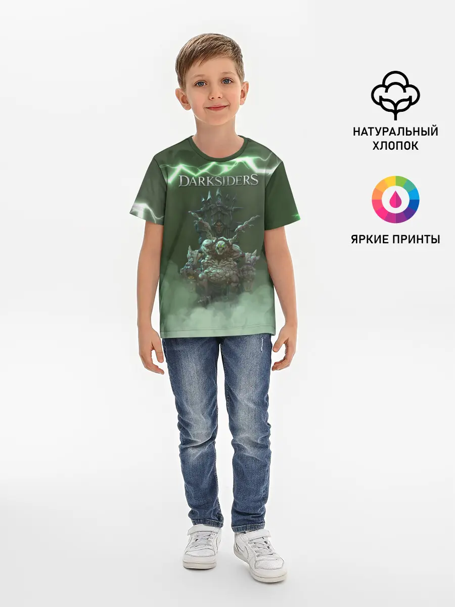 Детская базовая футболка / Darksiders | Гнев Войны