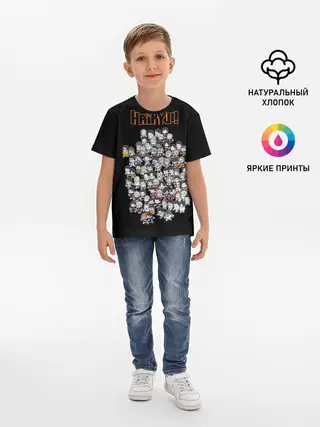 Детская базовая футболка / Haikyuu Haikyu Чиби