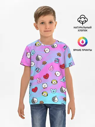 Детская базовая футболка / BT21