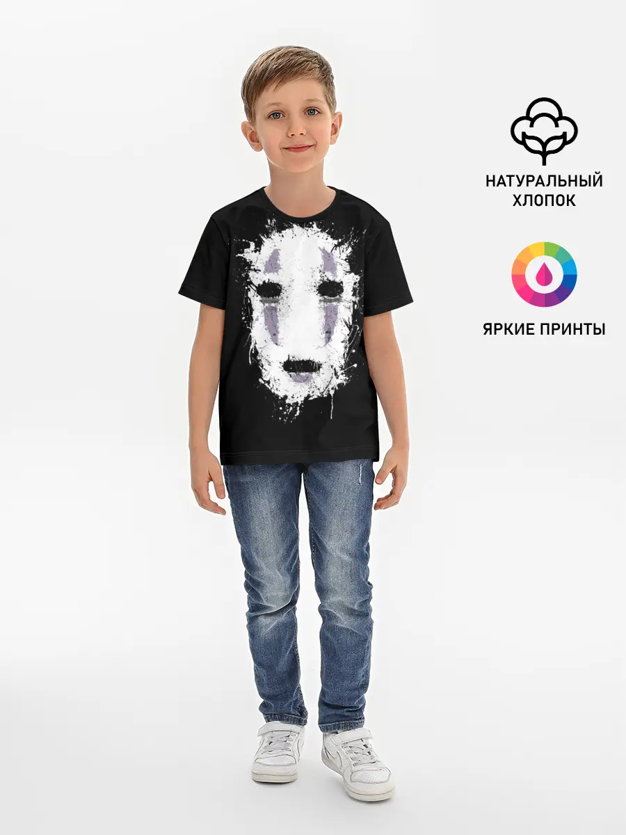 Детская базовая футболка / Маска Безымянного бога Каонаси