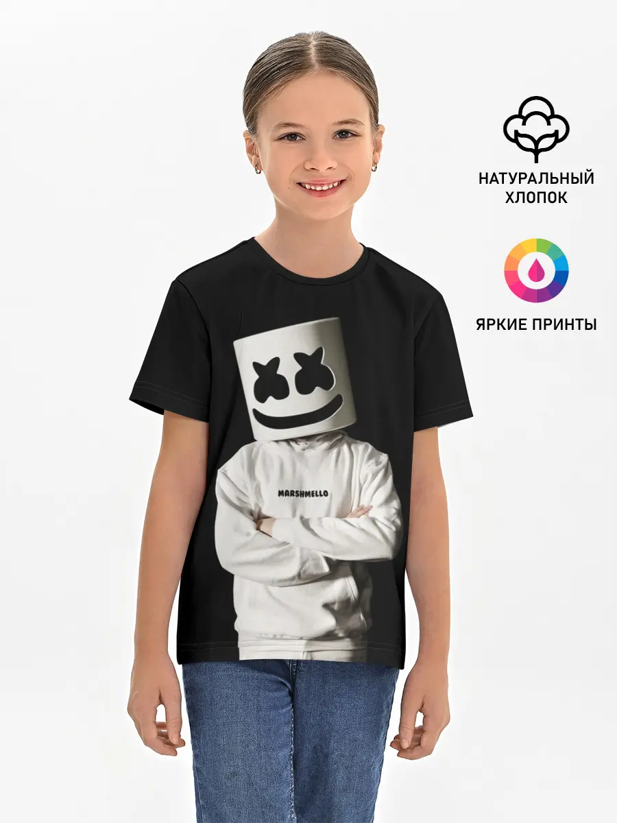 Детская базовая футболка / Marshmello