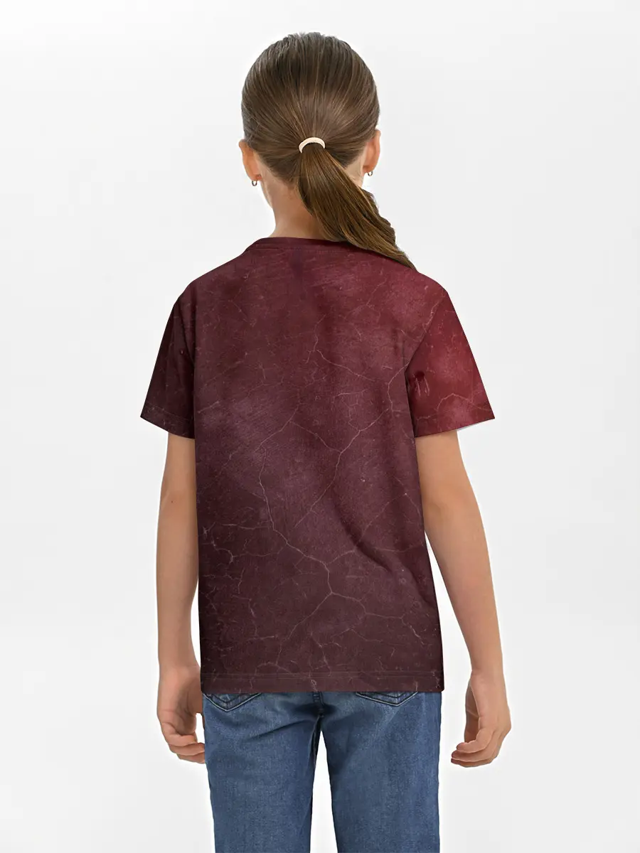 Детская базовая футболка / TOYOTA | RED GRUNGE