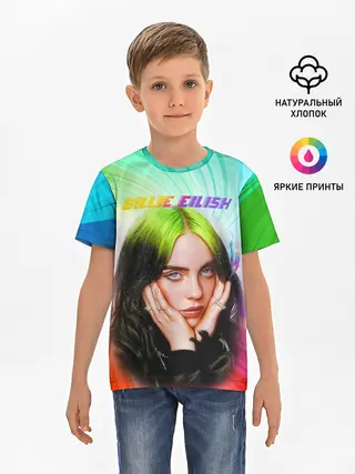Детская базовая футболка / BILLIE EILISH / БИЛЛИ АЙЛИШ