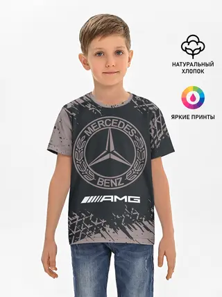 Детская базовая футболка / MERCEDES / Мерседес