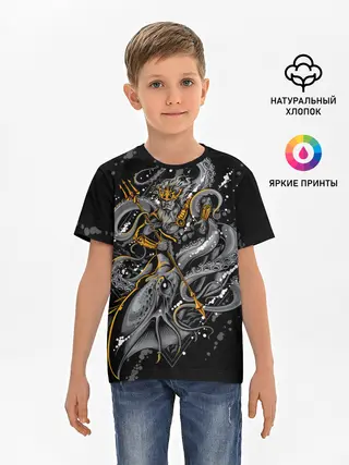 Детская базовая футболка / Сражение Зевса