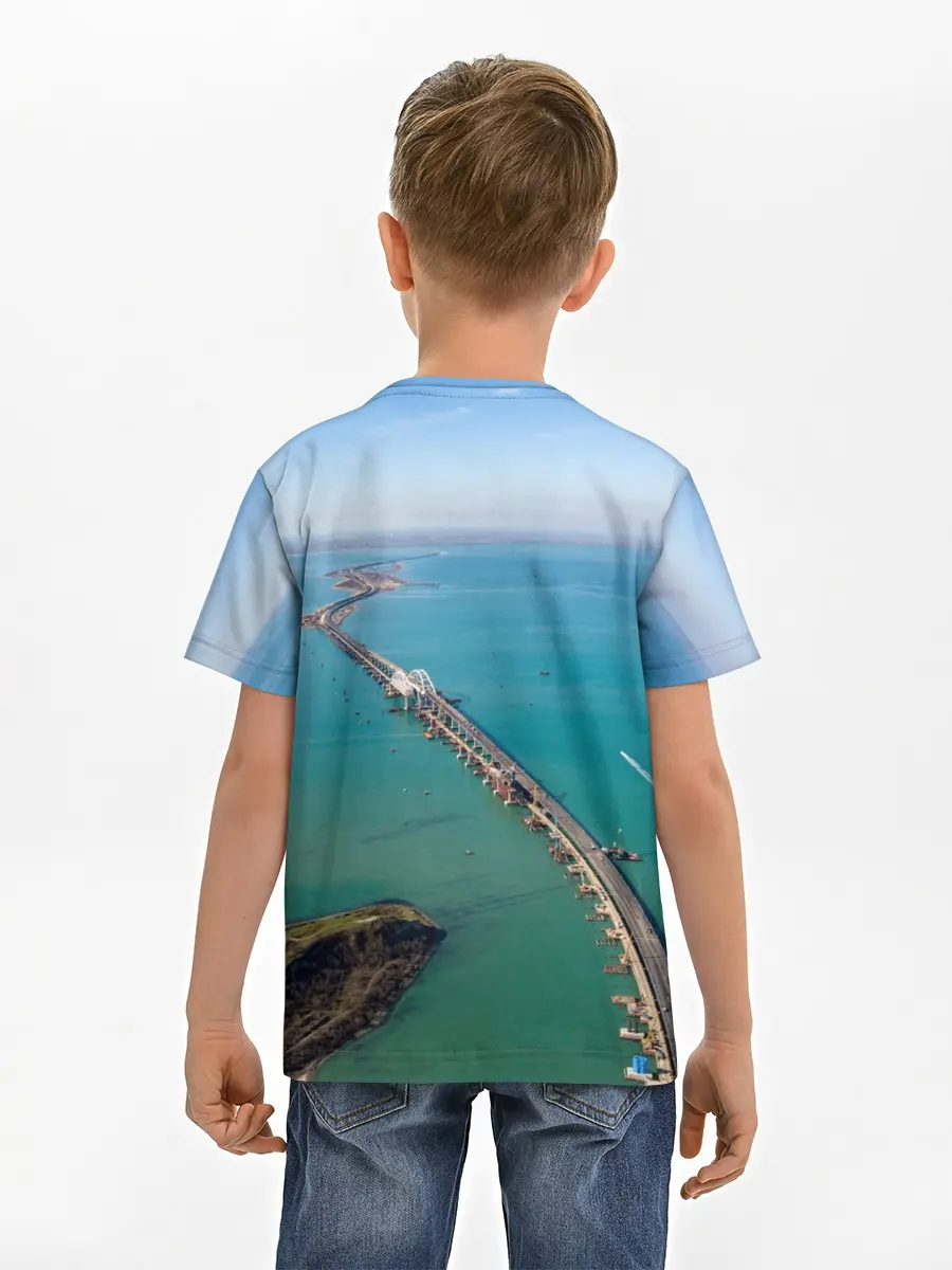 Детская базовая футболка / Крымский мост