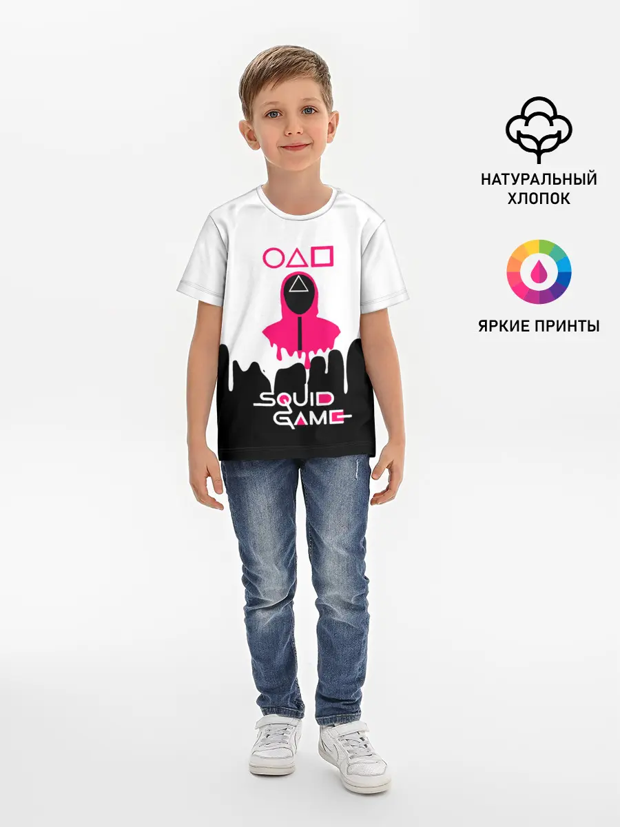Детская базовая футболка / Игра в кальмара