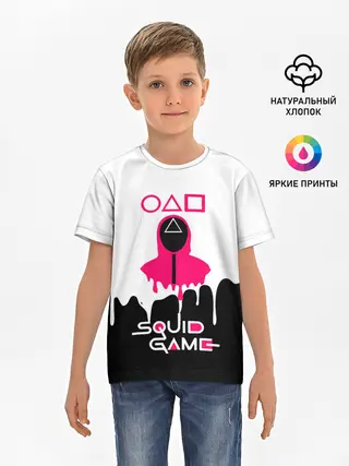 Детская базовая футболка / Игра в кальмара
