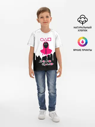 Детская базовая футболка / Игра в кальмара