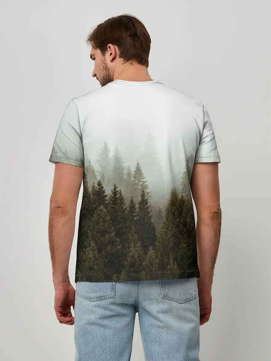 Мужская базовая футболка / Деревья