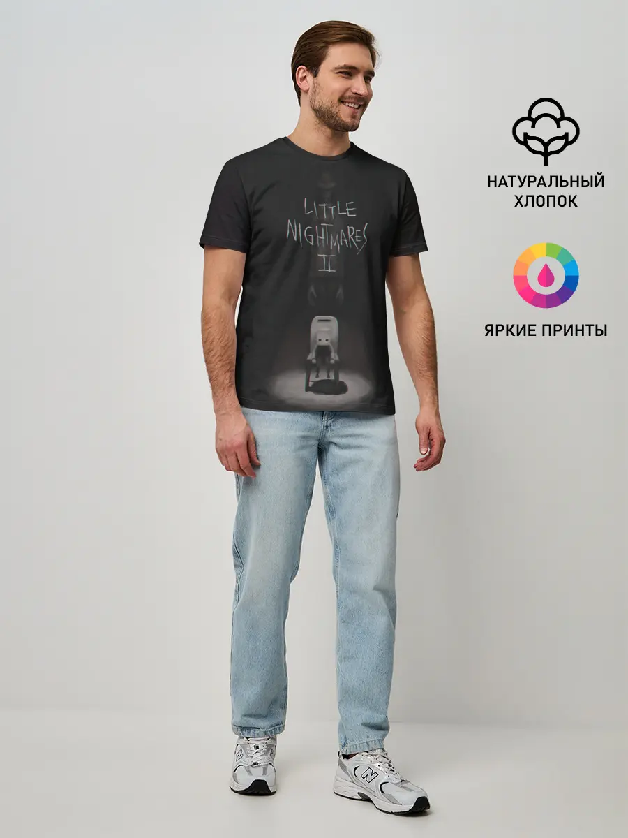 Мужская базовая футболка / Little Nightmares 2