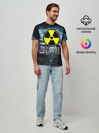 Мужская базовая футболка / S.T.A.L.K.E.R. - Г.Е.Р.М.А.Н.