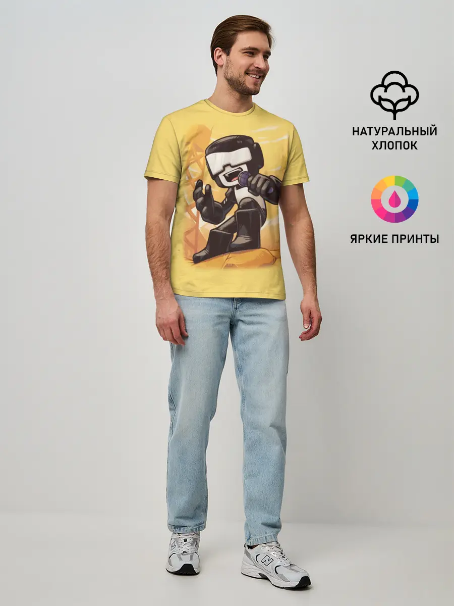 Мужская базовая футболка / Танкист