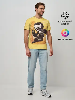 Мужская базовая футболка / Танкист