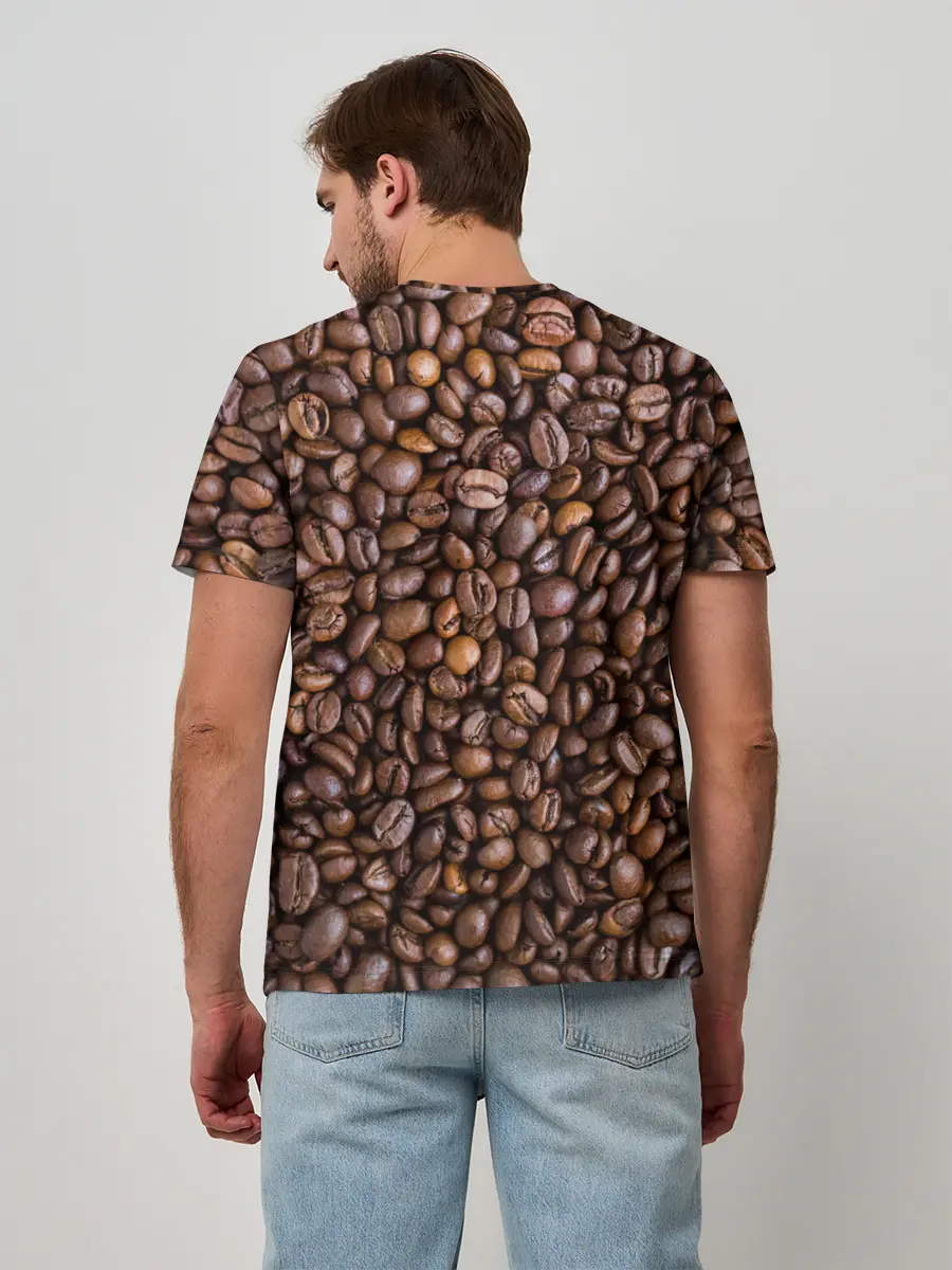 Мужская базовая футболка / Кофемания