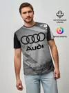 Мужская базовая футболка / AUDI / АУДИ