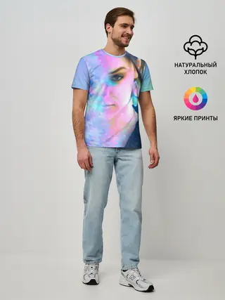 Мужская базовая футболка / Саша Грей. Абстракция