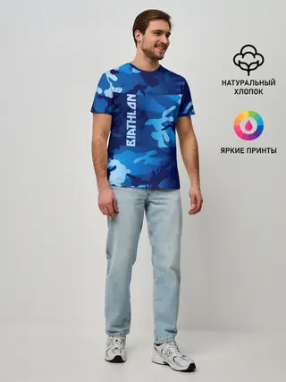 Мужская базовая футболка / BIATHLON