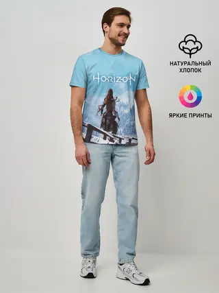 Мужская базовая футболка / HORIZON ZERO DAWN