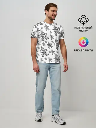 Мужская базовая футболка / FREE HUGS