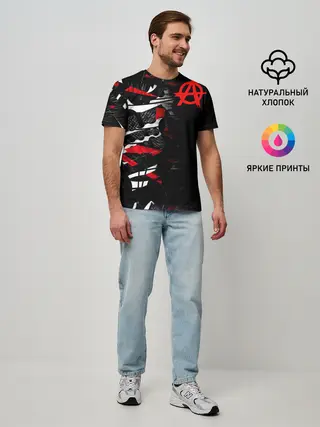 Мужская базовая футболка / Анархия