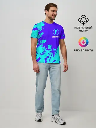 Мужская базовая футболка / FORTNITE / ФОРТНАЙТ