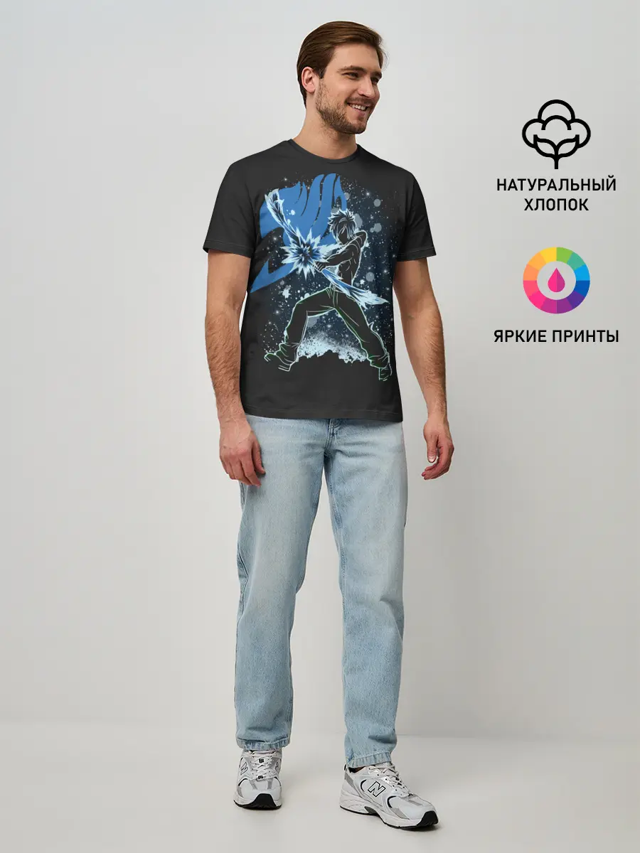 Мужская базовая футболка / The Ice Magic Fairy Tale