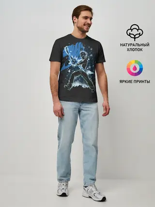 Мужская базовая футболка / The Ice Magic Fairy Tale