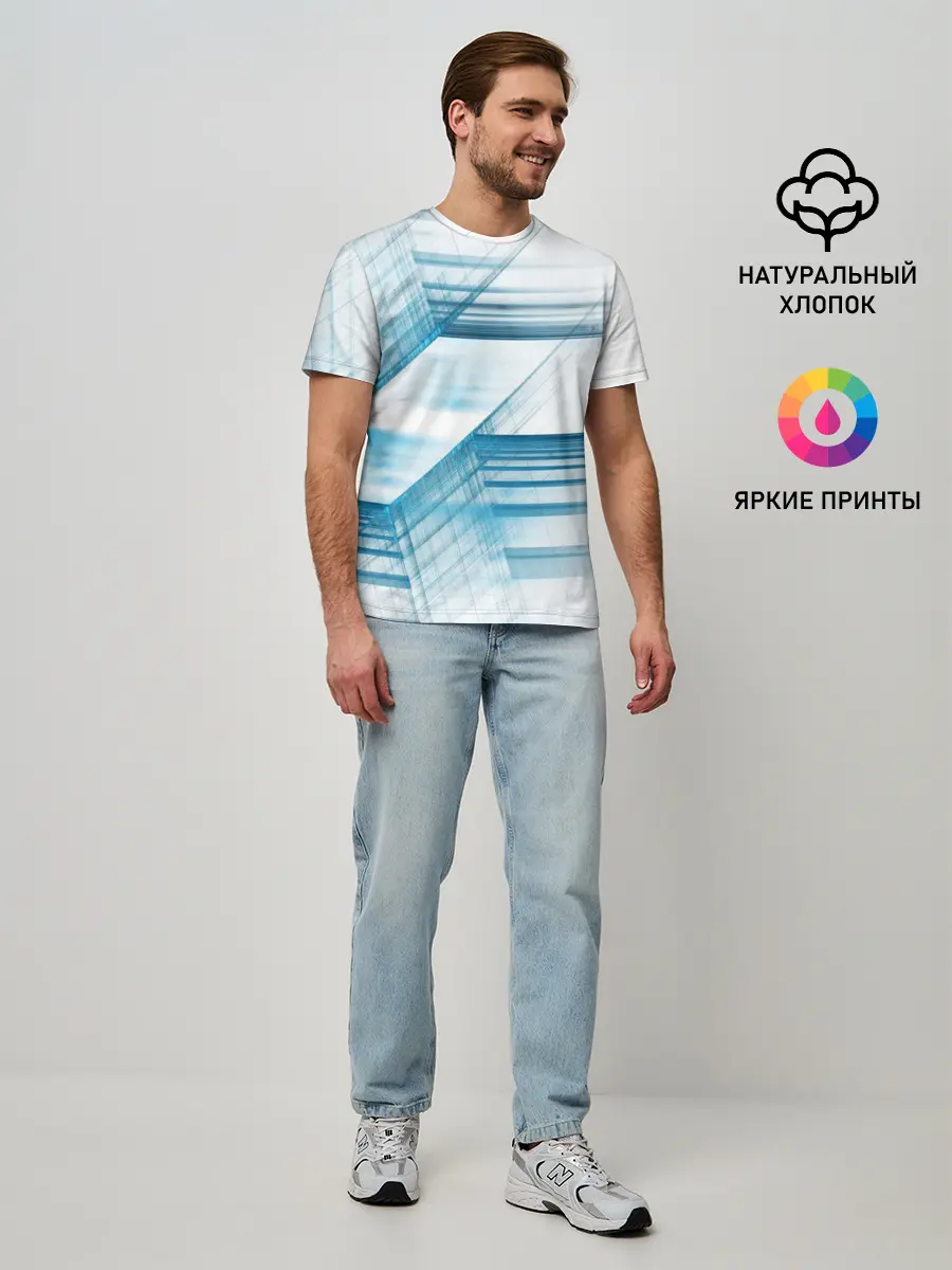 Мужская базовая футболка / STRIPES