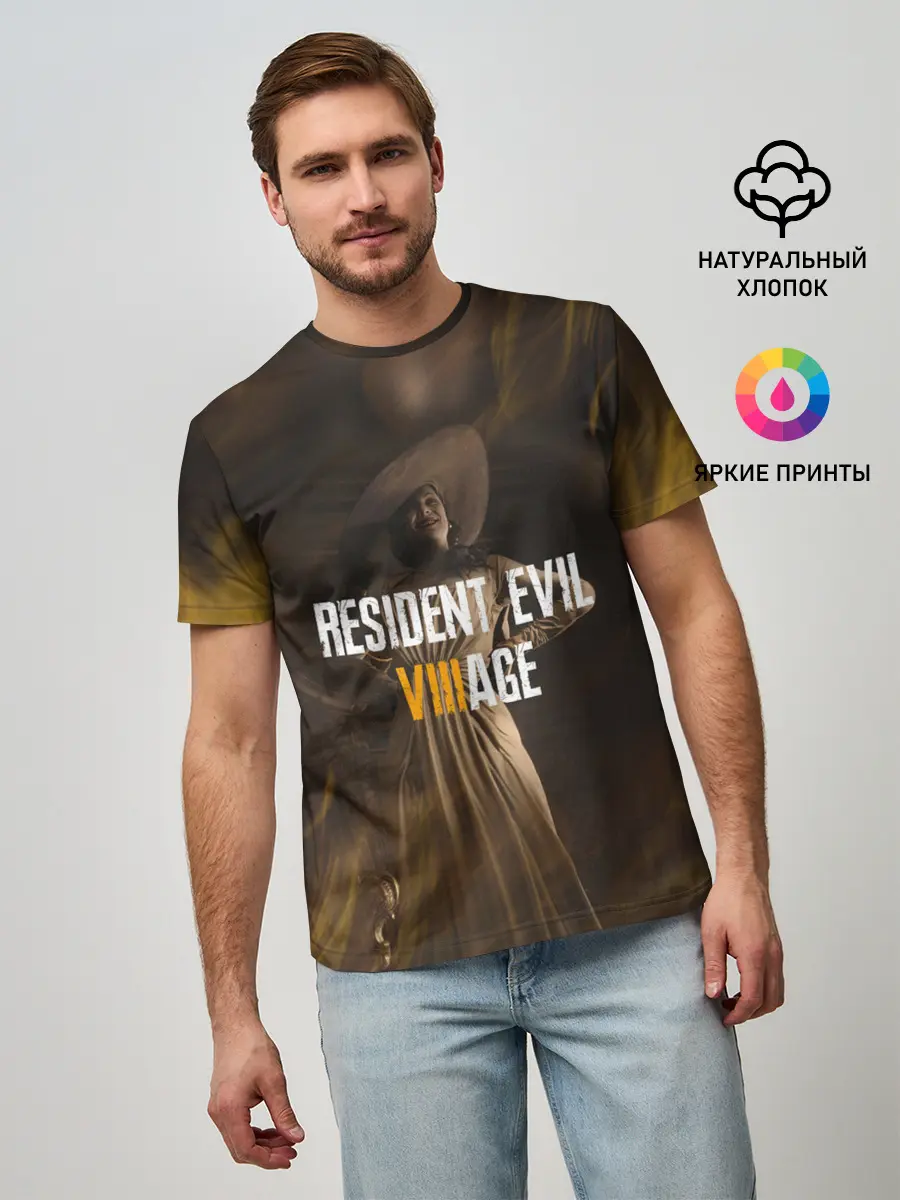 Мужская базовая футболка / RESIDENT EVIL VILLAGE | ЛЕДИ ДИМИТРЕСКУ