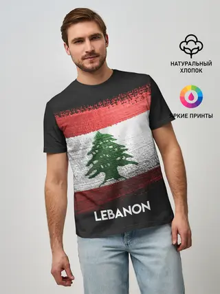 Мужская базовая футболка / LEBANON