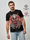 Мужская базовая футболка / Cyber Oni Samurai