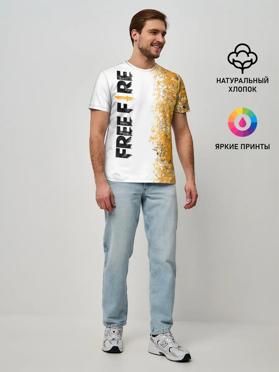 Мужская базовая футболка / FREE FIRE