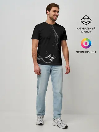 Мужская базовая футболка / Wolf