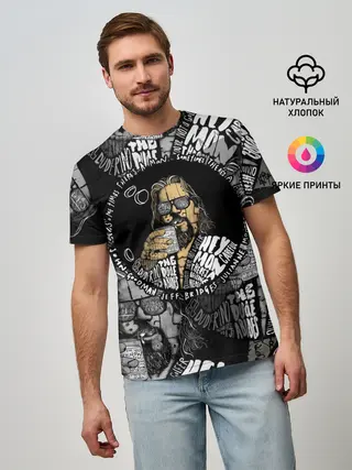 Мужская базовая футболка / The Big Lebowski