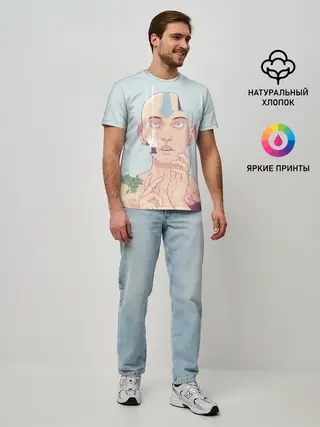 Мужская базовая футболка / The last airbender