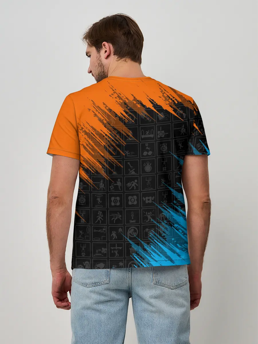 Мужская базовая футболка / PORTAL 2