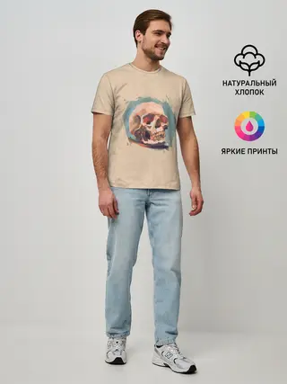 Мужская базовая футболка / Череп