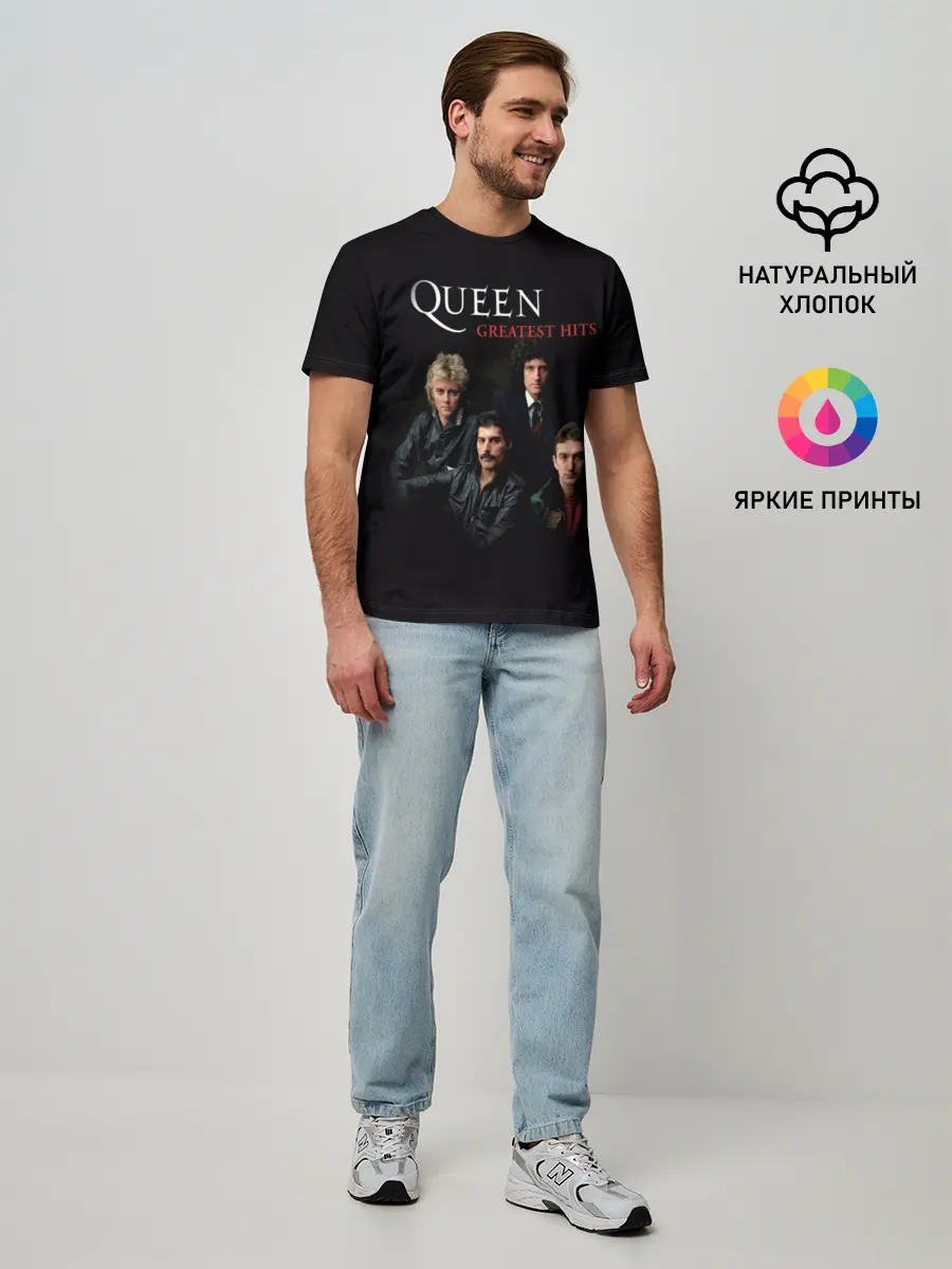 Мужская базовая футболка / Queen