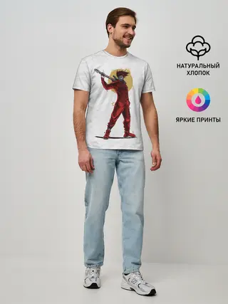 Мужская базовая футболка / MICK THOMSON | SLIPKNOT | СЛИПКНОТ