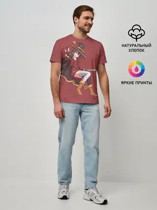 Мужская базовая футболка / Megumin peace