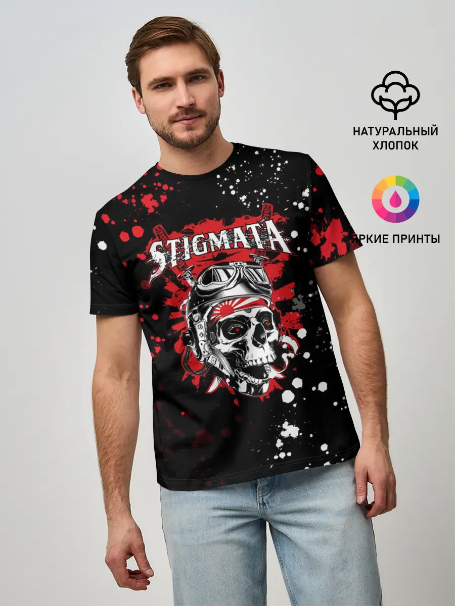 Мужская базовая футболка / Stigmata | Стигмата